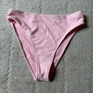 Frankie’s bikinis pink swim bottoms